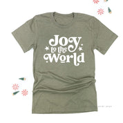 Joy To The World - Unisex Tee Little Mama Shirt Shop