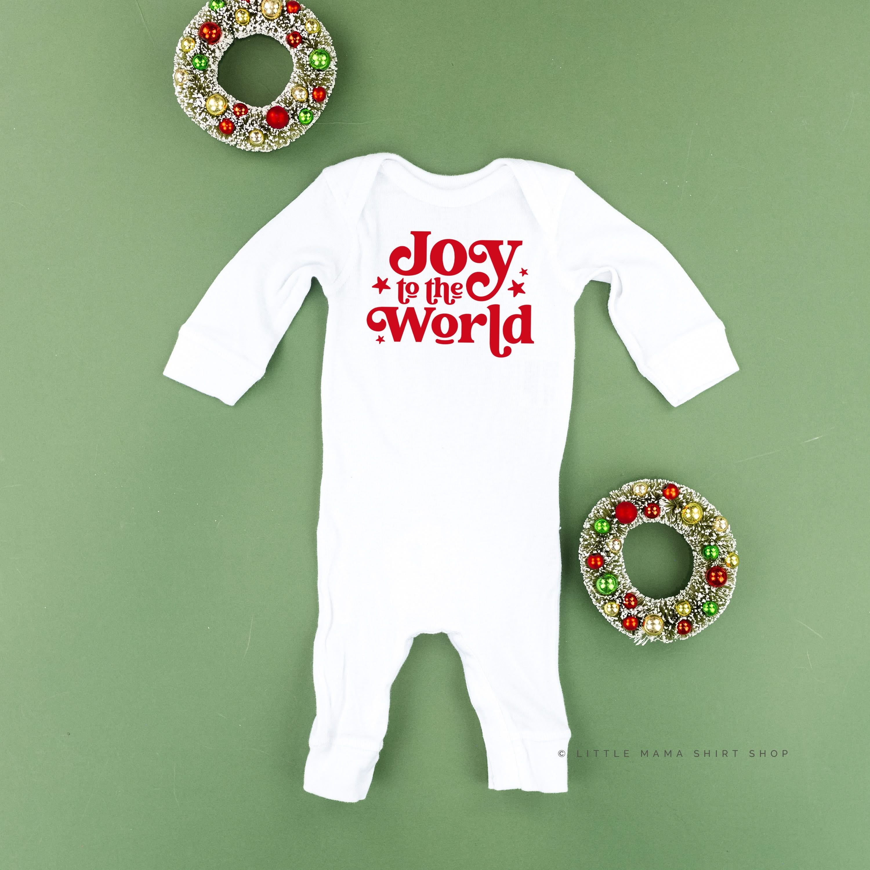 Joy To The World - Baby Sleeper Little Mama Shirt Shop