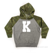 VARSITY INITIALS - Child Hoodie Little Mama Shirt Shop LLC