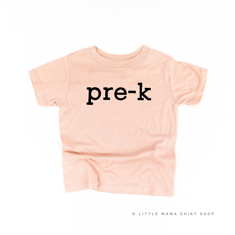 Pre-K - Short Sleeve Child Shirt