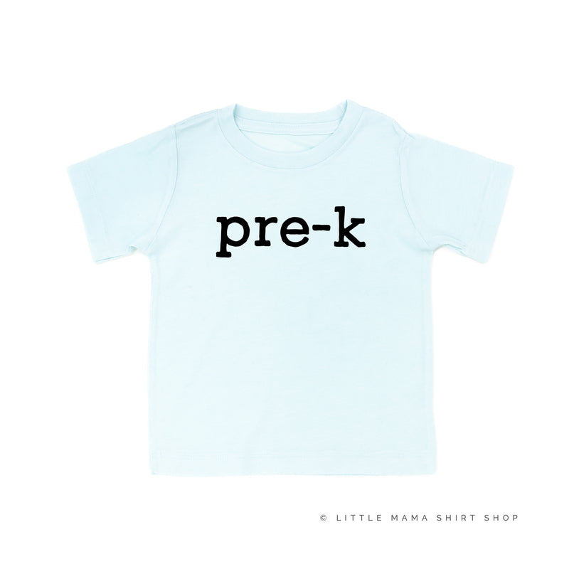 Pre-K - Short Sleeve Child Shirt