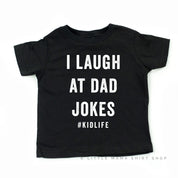 I Laugh at Kid Jokes #DadLife - Set of 2 Shirts Little Mama Shirt Shop