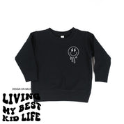 Living My Best Kid Life (w/ Melty Lightning Eyes) - Child Sweater Little Mama Shirt Shop