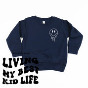 Living My Best Kid Life (w/ Melty Lightning Eyes) - Child Sweater Little Mama Shirt Shop