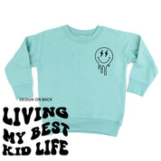 Living My Best Kid Life (w/ Melty Lightning Eyes) - Child Sweater Little Mama Shirt Shop