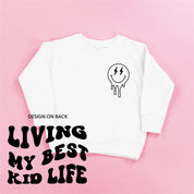 Living My Best Kid Life (w/ Melty Lightning Eyes) - Child Sweater Little Mama Shirt Shop