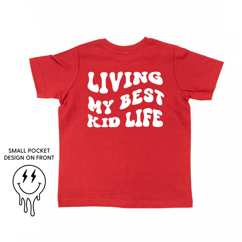 LIVING MY BEST KID LIFE (w/ Melty Lightning Eyes) - Short Sleeve Child Tee