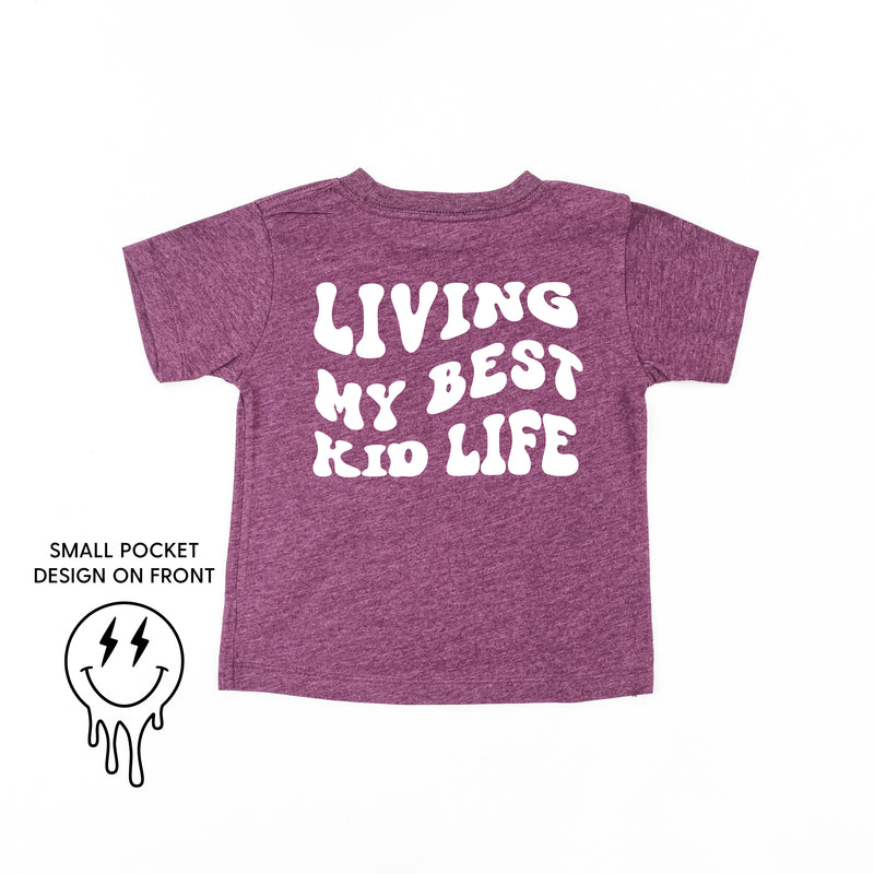 LIVING MY BEST KID LIFE (w/ Melty Lightning Eyes) - Short Sleeve Child Tee