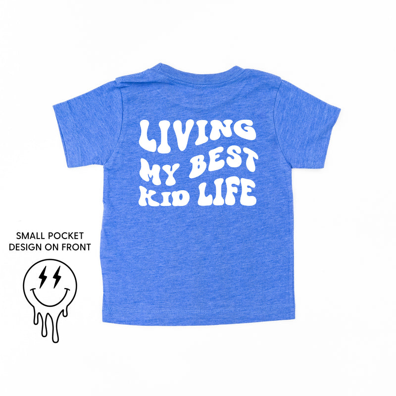 LIVING MY BEST KID LIFE (w/ Melty Lightning Eyes) - Short Sleeve Child Tee