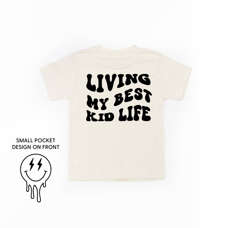 LIVING MY BEST KID LIFE (w/ Melty Lightning Eyes) - Short Sleeve Child Tee