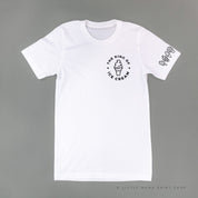 The King of Ice Cream - (Pocket Size) - Ice Cream Sleeve Detail - Unisex Tee