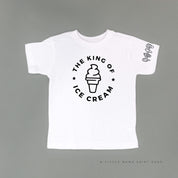 The King of Ice Cream - (Full Size) - Ice Cream Sleeve Detail - Child Tee