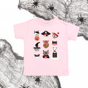 Halloween Kitties - Featuring @HeyCuteDesign - Short Sleeve Child Shirt Little Mama Shirt Shop