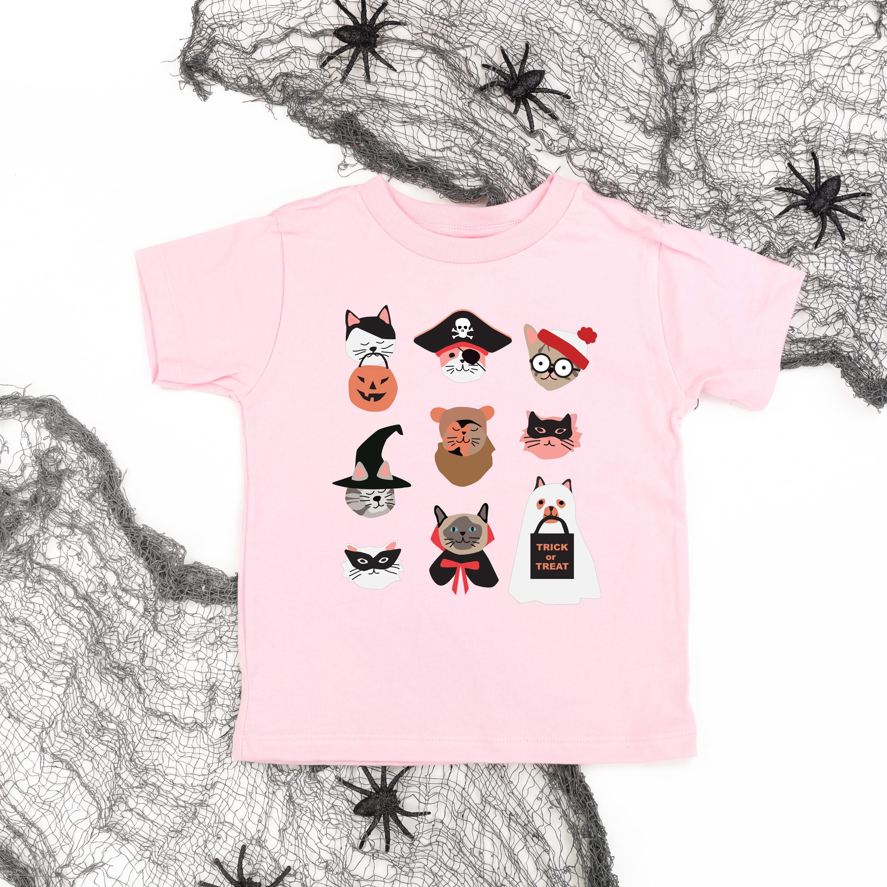Halloween Kitties - Featuring @HeyCuteDesign - Short Sleeve Child Shirt Little Mama Shirt Shop