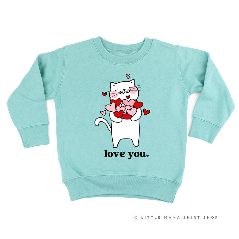 Love You (Kitten) - Child Sweater