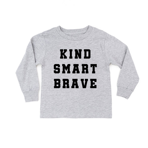 Kind Smart Brave - Varsity - Long Sleeve Child Shirt
