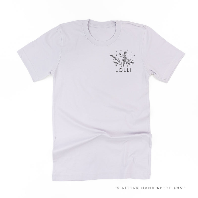 LOLLI - Bouquet - Pocket Size ﻿- Unisex Tee