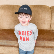 Ladies Man - Child LONG SLEEVE Tee Little Mama Shirt Shop