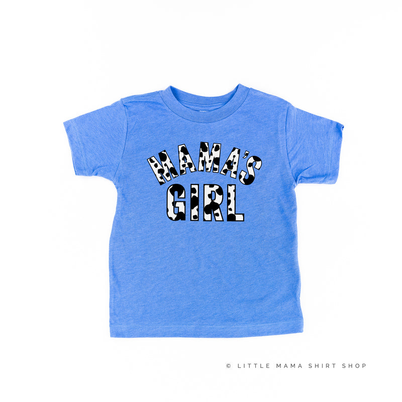 Cow Print - MAMA'S GIRL - Short Sleeve Child Shirt