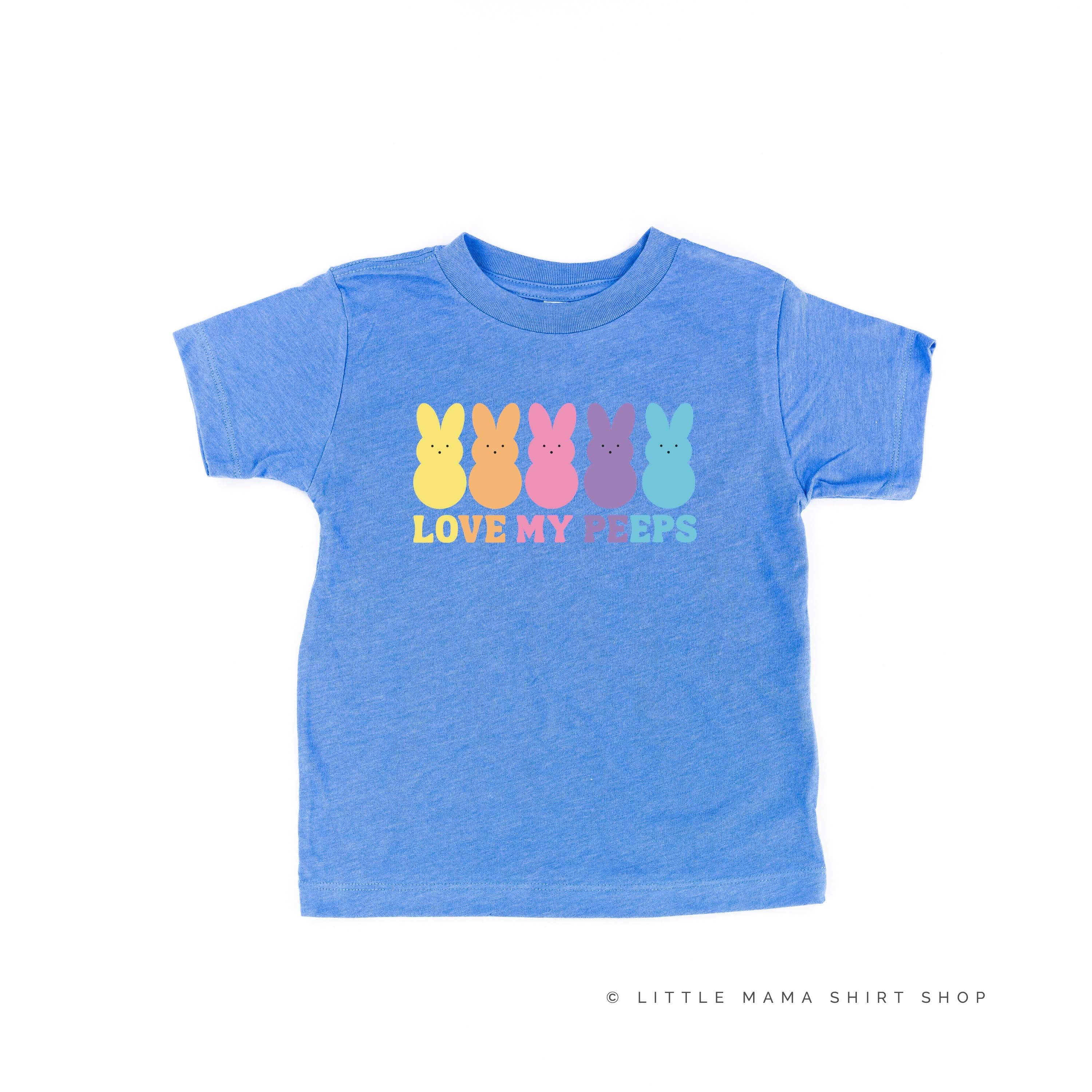 Love My Peeps - Neon - Child Tee Little Mama Shirt Shop