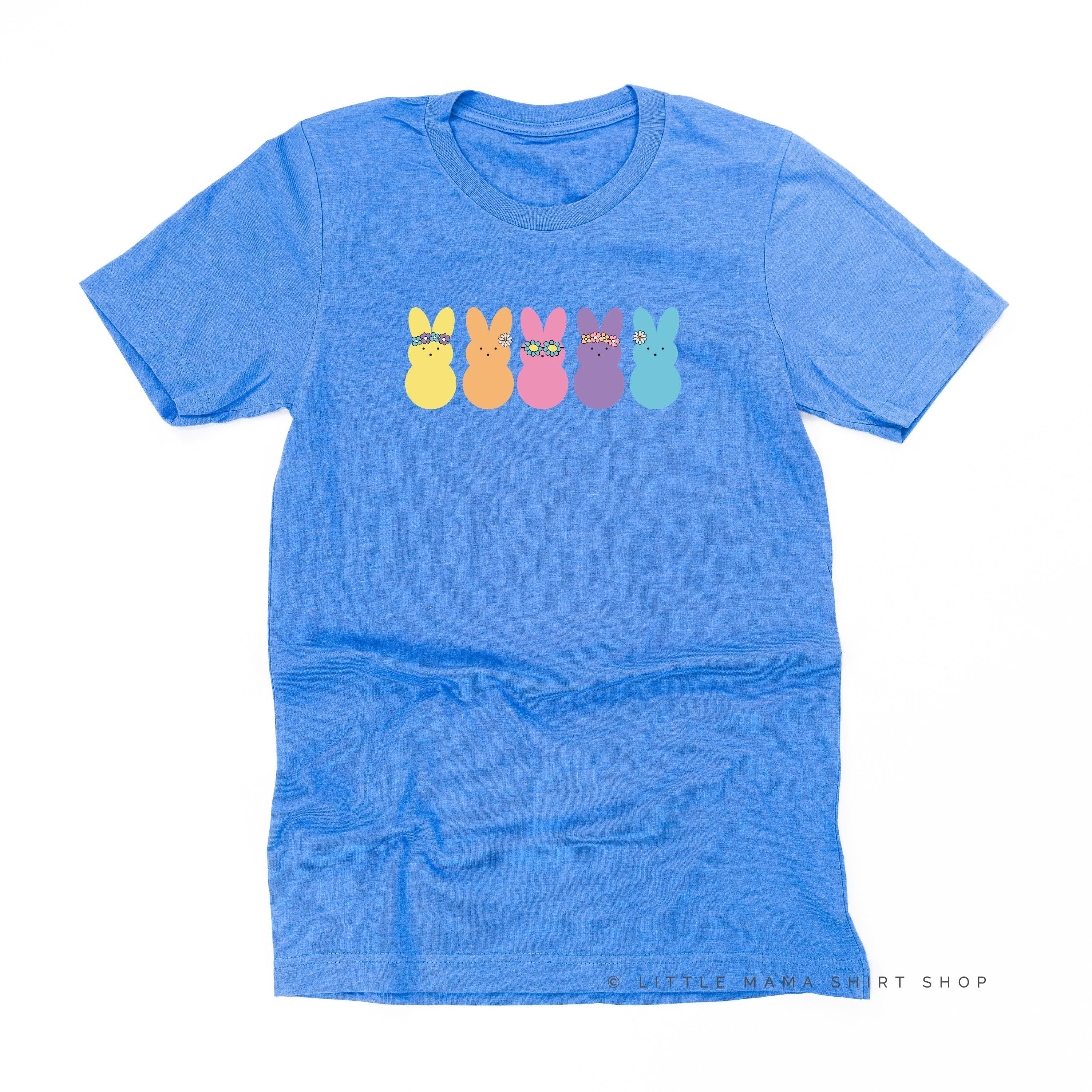 Floral Headband Neon Peeps - Unisex Tee Little Mama Shirt Shop