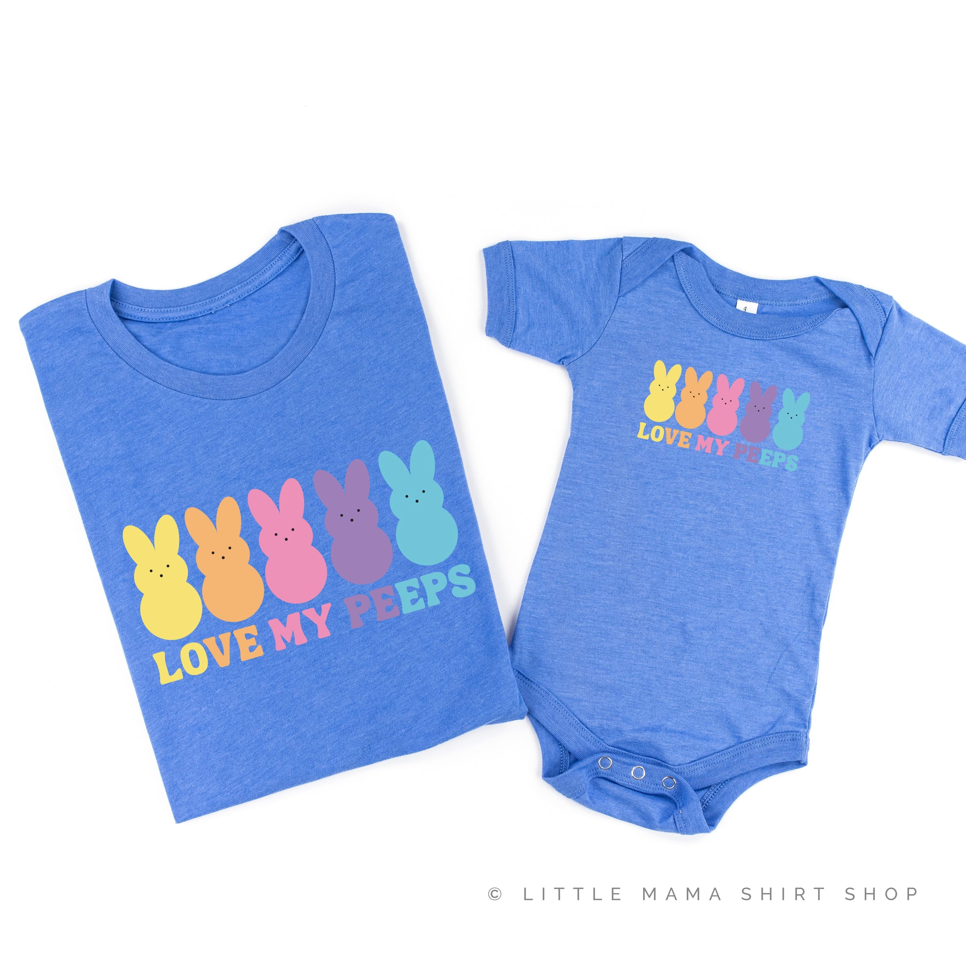Love My Peeps - Neon - Set of 2 Tees Little Mama Shirt Shop