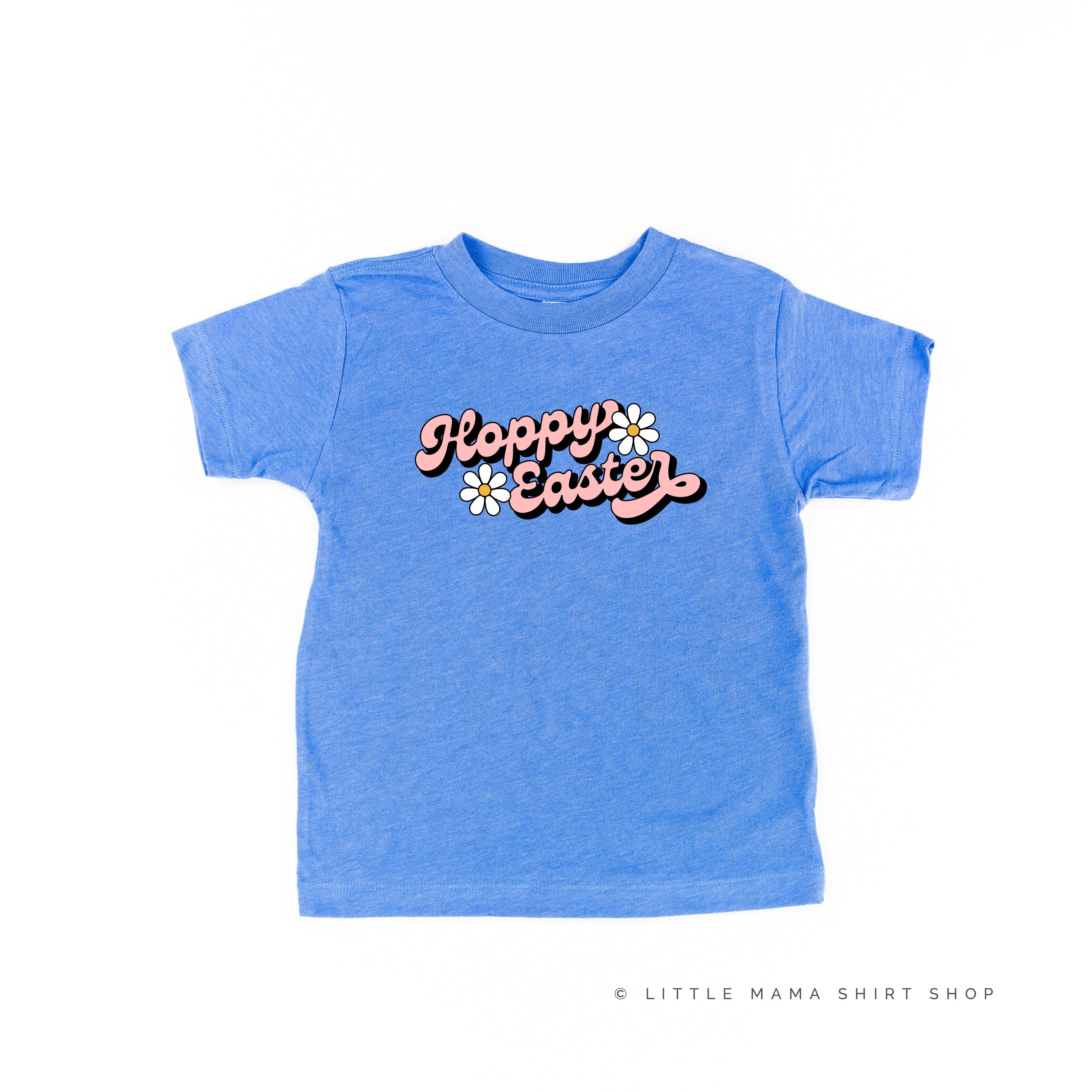Hoppy Easter - Daisies - Child Tee Little Mama Shirt Shop