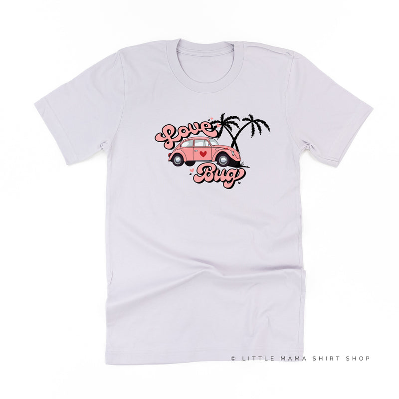 Love Bug - Pink Beetle Car - Unisex Tee