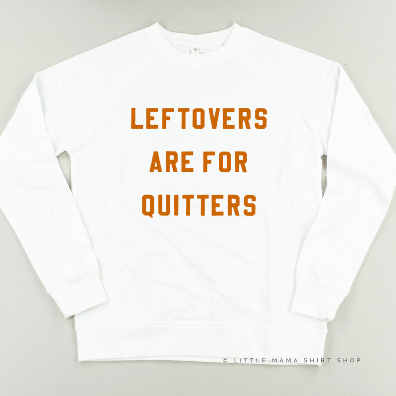 Leftovers are for Quitters - Lightweight Pullover Sweater