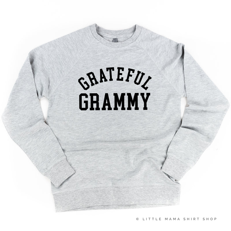 Grateful Grammy - (Varsity) - Lightweight Pullover Sweater
