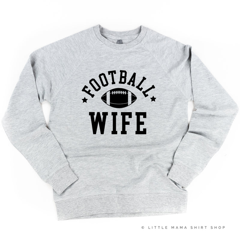 Football Wife (Stars) - Lightweight Pullover Sweater
