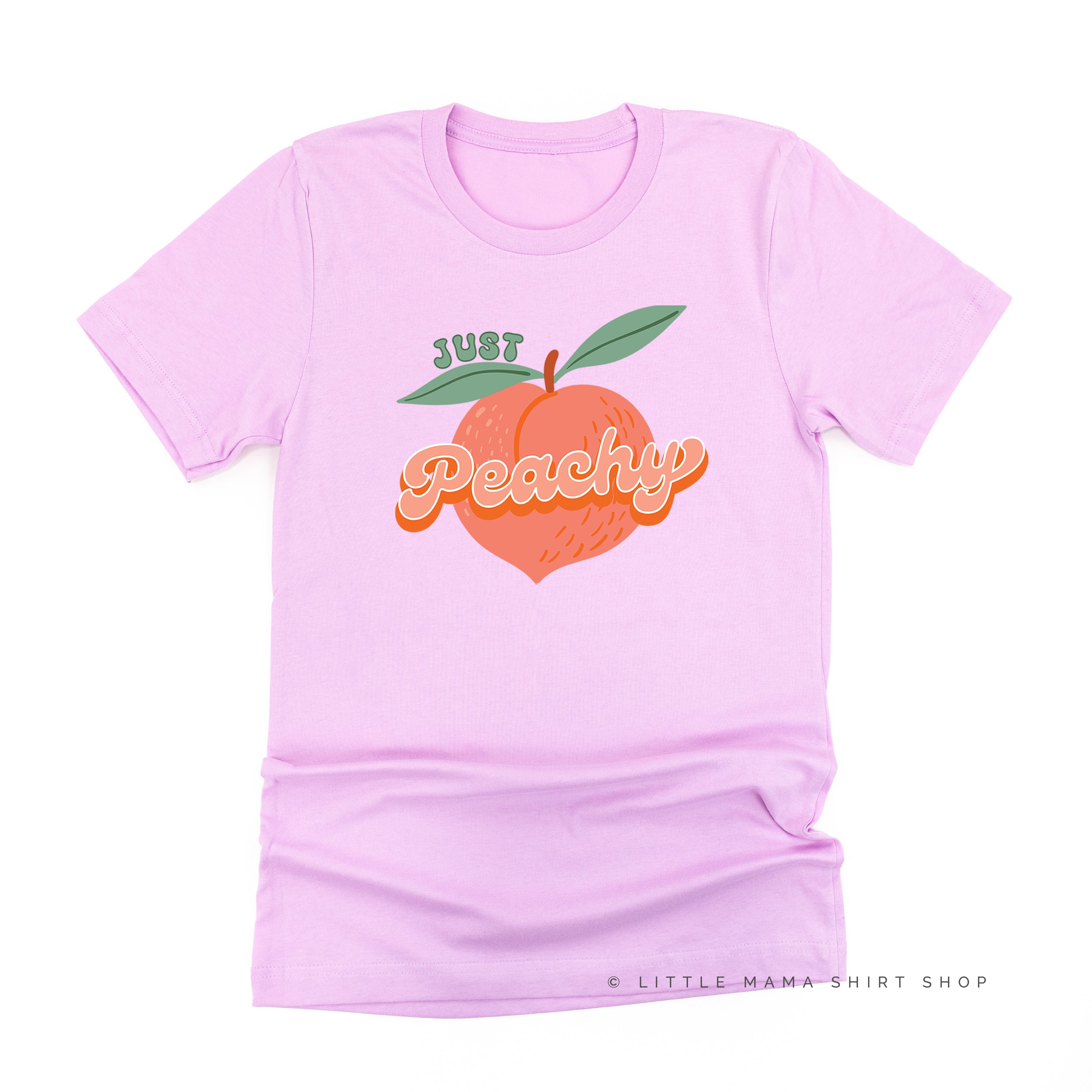 Just Peachy - Unisex Tee Little Mama Shirt Shop