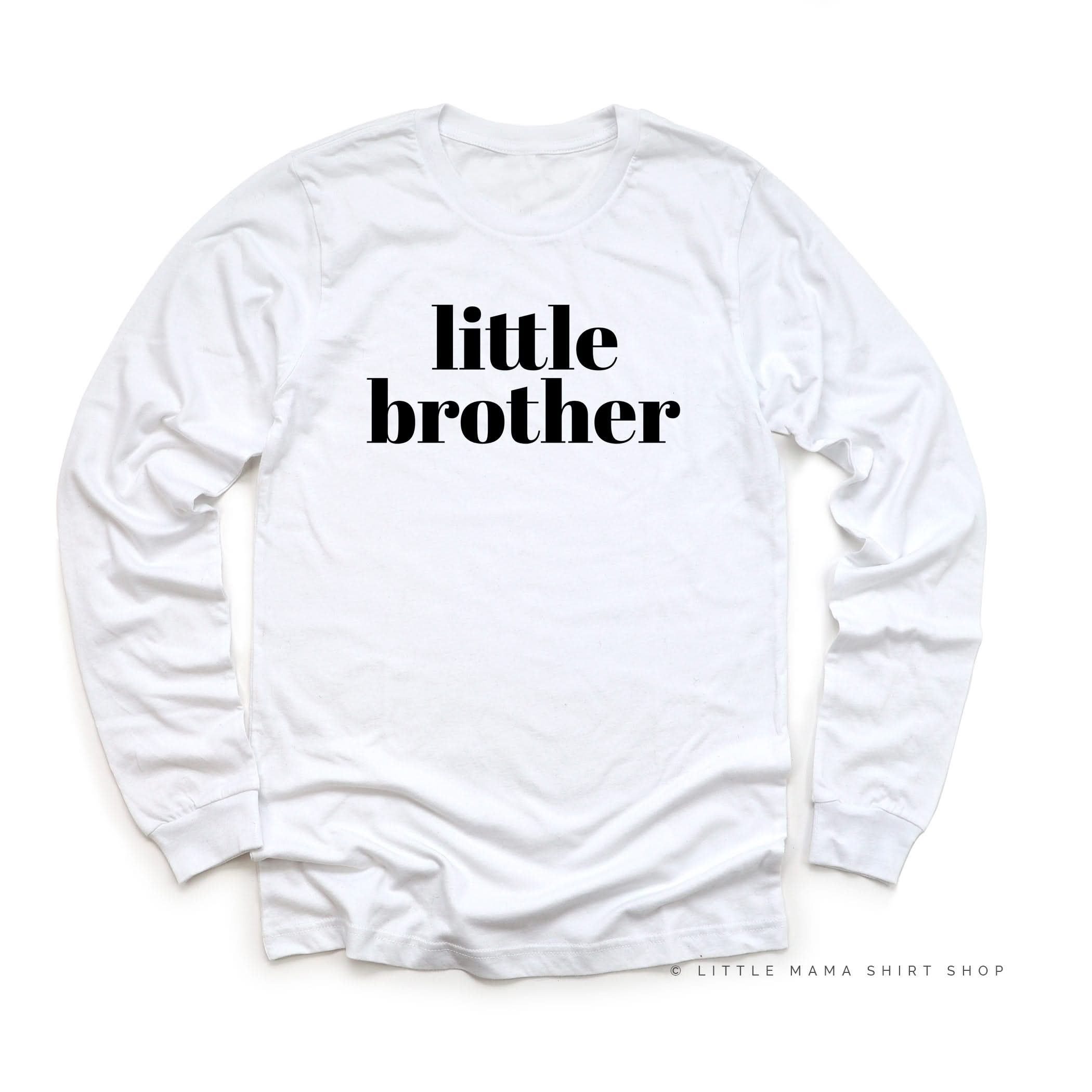 Little Brother - Original - Long Sleeve Child Shirt Little Mama Shirt Shop
