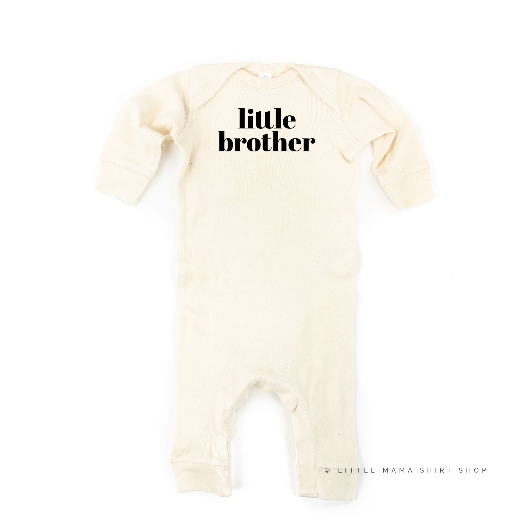 Little Brother - Original - One Piece Baby Sleeper Little Mama Shirt Shop