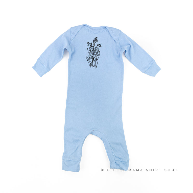 LILY OF THE VALLEY - One Piece Baby Sleeper