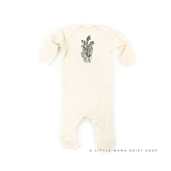 LILY OF THE VALLEY - One Piece Baby Sleeper