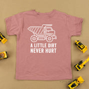 A LITTLE DIRT NEVER HURT - CONSTRUCTION - Short Sleeve Child Shirt Little Mama Shirt Shop