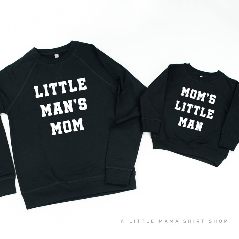 MOM'S LITTLE MAN / LITTLE MAN'S MOM - Set of 2 Matching Sweaters