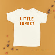 Little Turkey - Short Sleeve Child Shirt Little Mama Shirt Shop