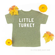 Little Turkey - Short Sleeve Child Shirt Little Mama Shirt Shop