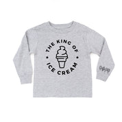 The King of Ice Cream - (Full Size) - Ice Cream Wrist Detail - Child Long Sleeve Tee