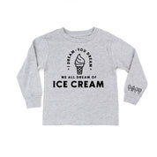 I Dream of Ice Cream - Ice Cream Wrist Detail - Child Long Sleeve Tee