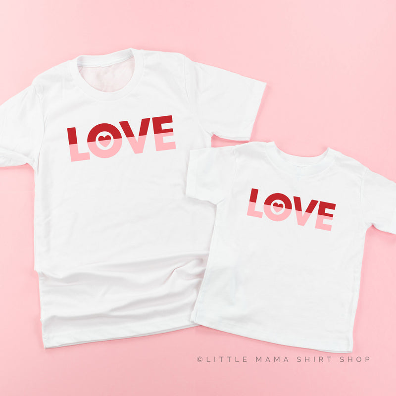 Love - Two Tone - Set of 2 Tees