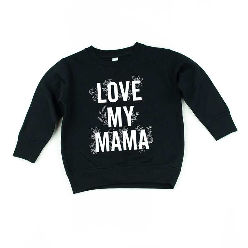 LOVE MY MAMA - Floral - Child Sweater