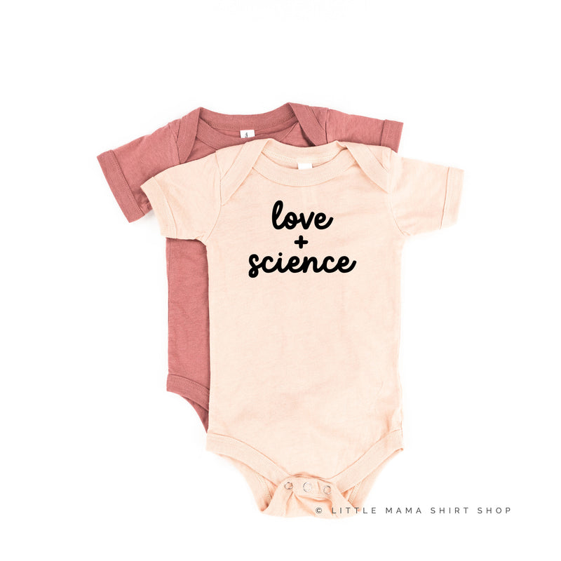 LOVE + SCIENCE - Short Sleeve Child Shirt