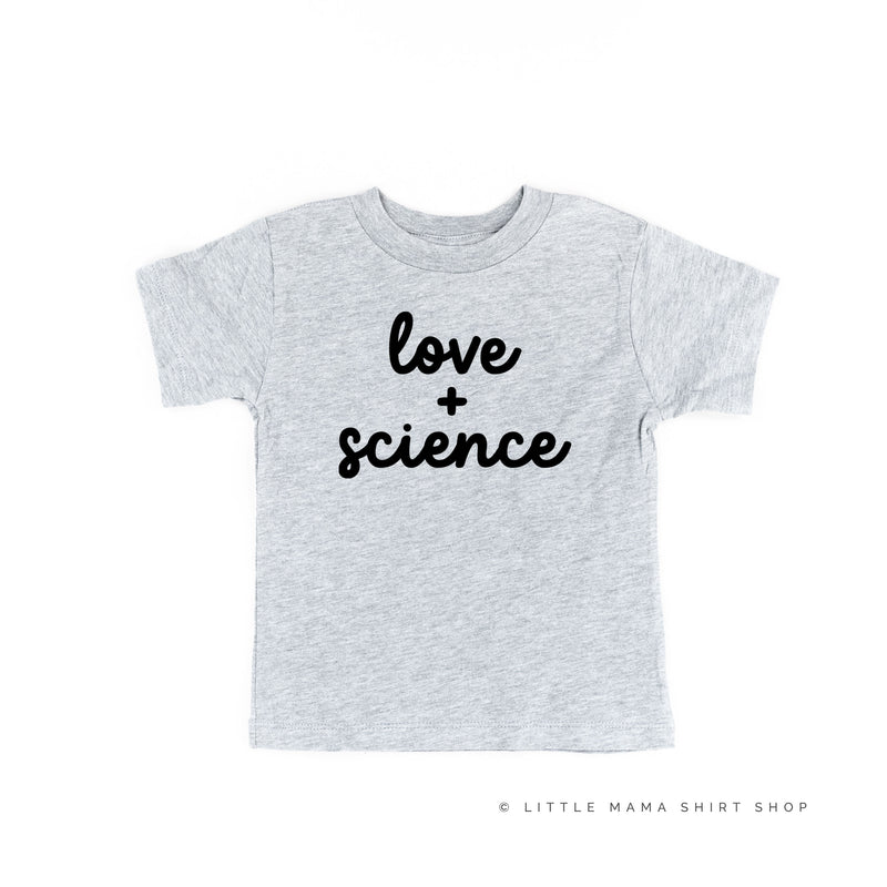 LOVE + SCIENCE - Short Sleeve Child Shirt