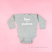 LOVE + SCIENCE - Long Sleeve Child Shirt Little Mama Shirt Shop