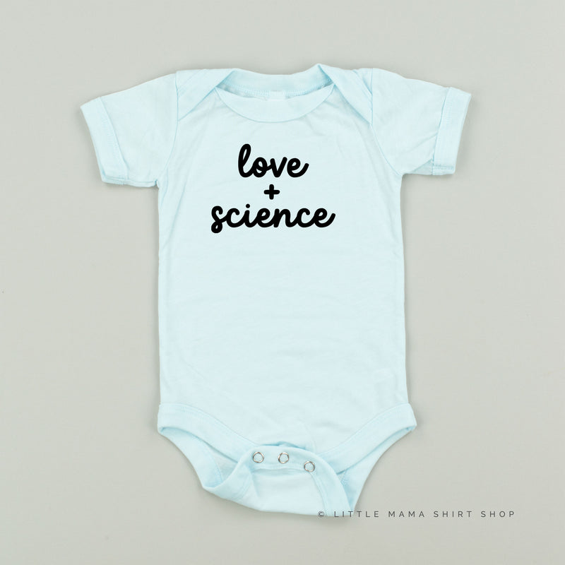 LOVE + SCIENCE - Short Sleeve Child Shirt