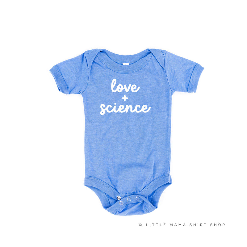 LOVE + SCIENCE - Short Sleeve Child Shirt