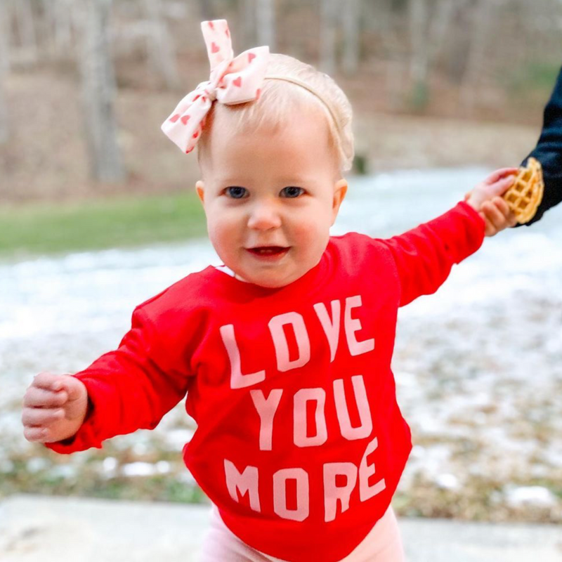 Love You More - Child Sweater